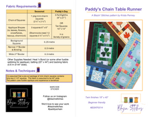 Load image into Gallery viewer, Spring Chain Table Runner Pattern